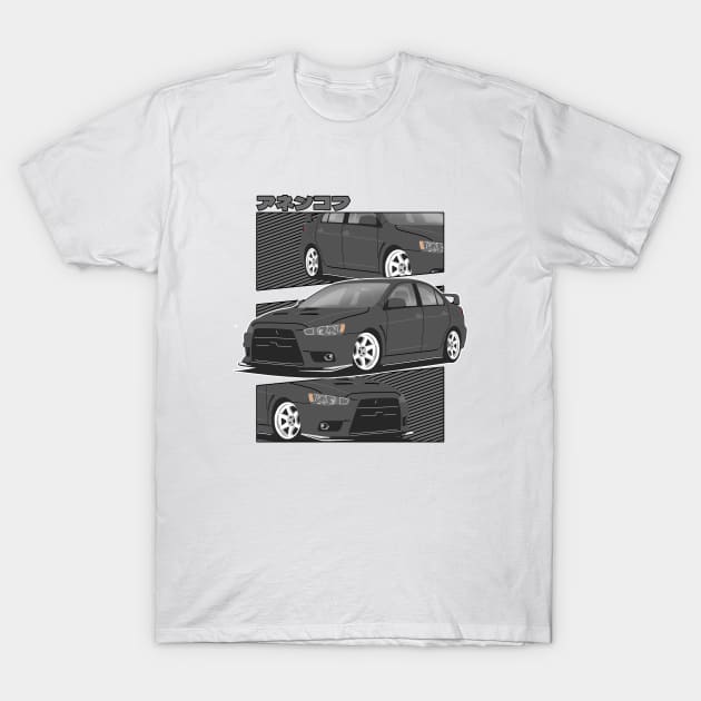 Mitsubishi Lancer Evolution 10 T-Shirt by Rebellion Store